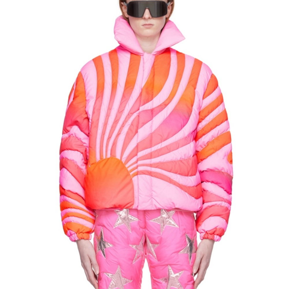 ERL PINK SUNSET DOWN JACKET